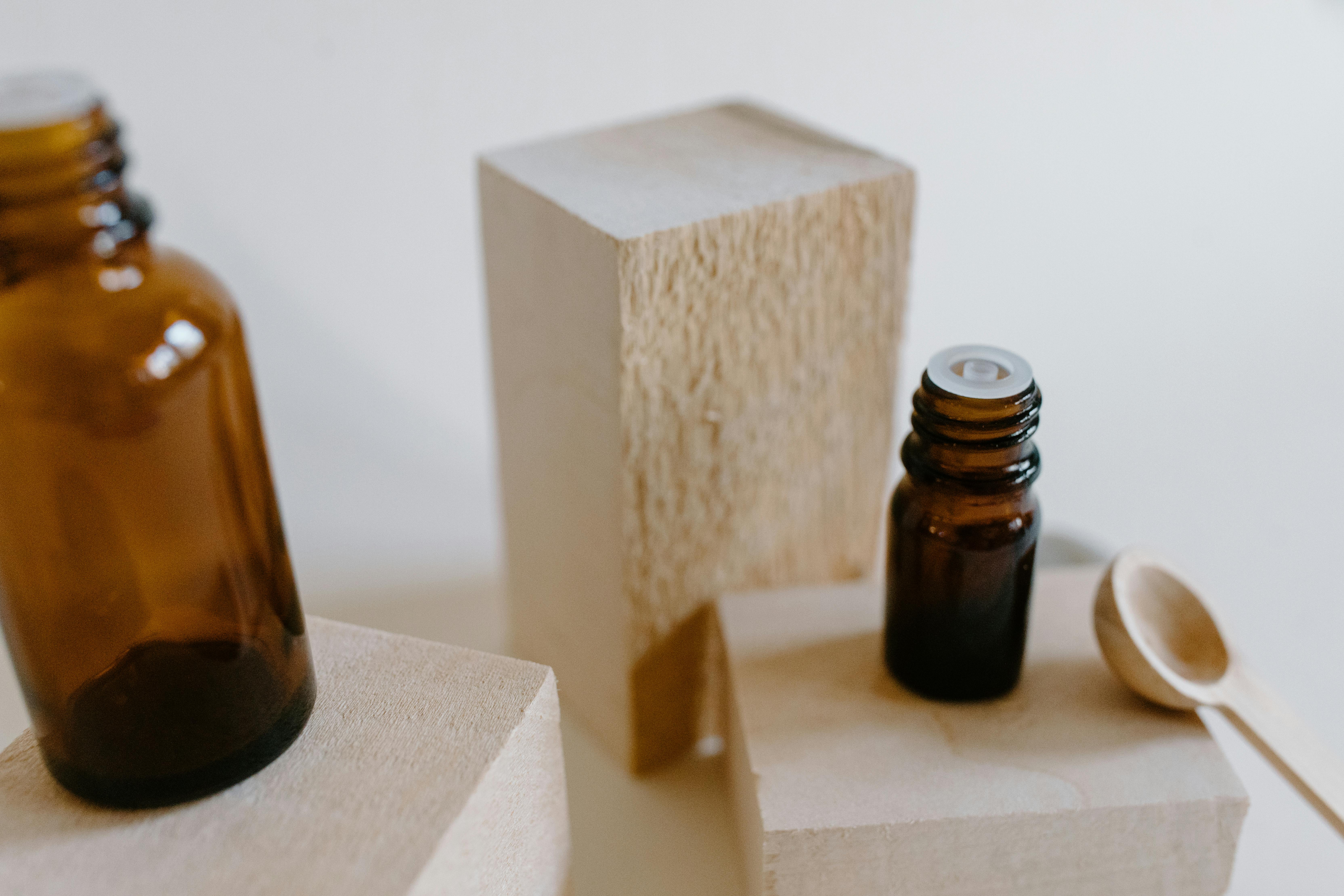 Essential oils prepared for massage treatments